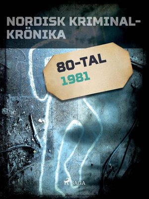 cover image of Nordisk kriminalkrönika 1981